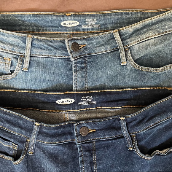 Lot of 2 pair: Old Navy High Rise: super skinny - Picture 3 of 8